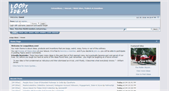Desktop Screenshot of loopyideas.com